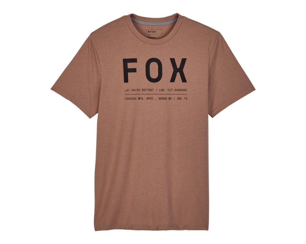 Camiseta Casual Fox Non Stop marrón chai